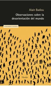 Portada de Observaciones sobre la desorientación del mundo