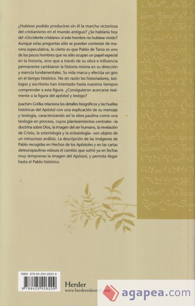 Pablo de Tarso : apóstol y testigo