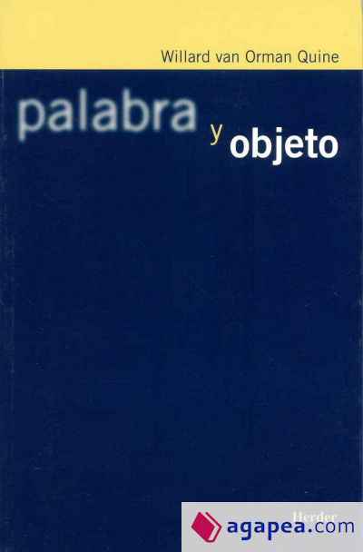 Palabra y objeto