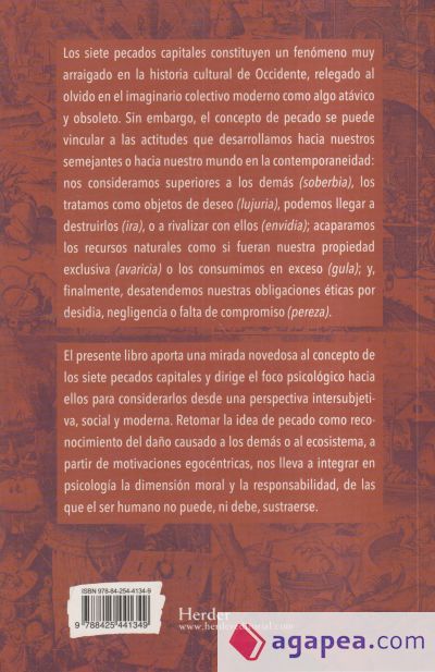 Psicolog&iacute;a de los siete pecados capitales