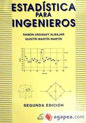 Portada de Estad&iacute;stica para ingenieros