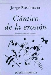 Portada de Cántico de la erosión