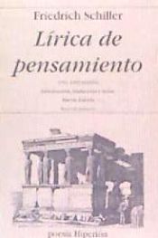 Portada de Lírica de pensamiento : una antología