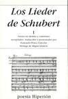 Portada de Los Lieder de Schubert I