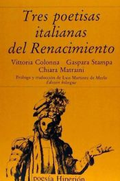 Portada de Tres poetisas italianas del Renacimiento