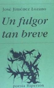 Portada de UN FULGOR TAN BREVE