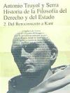 Historia de la filosofía del Derecho y del Estado