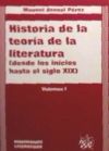 Historia de la teoría de la literatura I. Desde los inicios hasta el siglo XIX