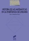 Historia de las matemáticas en la enseñanza secundaria