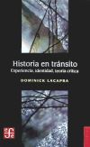 Historia en tránsito. Experiencia, identidad, teoría crítica