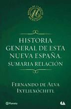 Portada de Historia general de esta Nueva España. Sumaria relación (Ebook)