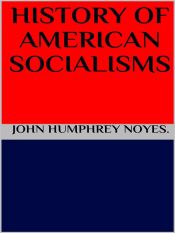 Portada de History of american socialism (Ebook)