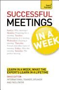 Portada de Meetings in a Week: Teach Yourself
