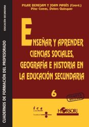 Portada de Enseñar y aprender ciencias sociales, geografía e historia en la educación secundaria