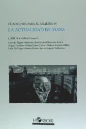 Portada de La actualidad de Marx