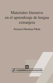 Portada de Materiales literarios en el aprendizaje de lengua extranjera