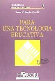 Portada de Para una tecnología educativa