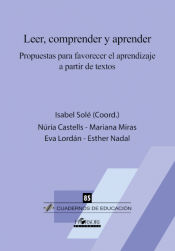 Portada de LEER, COMPRENDER Y APRENDER. Propuestas para favorecer el aprendizaje a partir de textos