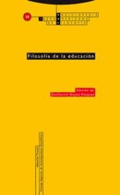 Portada de Filosofía de la educación