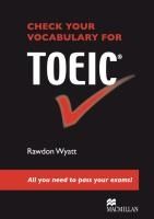Portada de Check your English Vocabulary for TOEIC