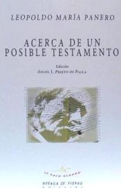 Portada de Acerca de un posible testamento