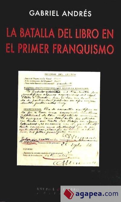 La batalla del libro en el primer franquismo