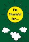 I'm Thankful for: Daily Gratitude Journal for Kids with Writing Prompts to Express Gratitude, 100 Pages, Dark Green