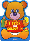 I stick and colour in