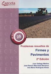 Portada de PROBLEMAS RESUELTOS DE FIRMES Y PAVIMENTOS