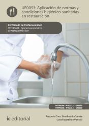 Portada de Aplicación de normas y condiciones higiénico-sanitarias en restauración. HOTR0208 - Operaciones básicas del restaurante y bar