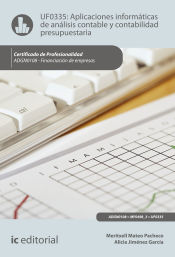 Portada de Aplicaciones informáticas de análisis contable y contabilidad presupuestaria. ADGN0108 - Financiación de empresas