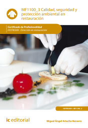 Portada de Calidad, seguridad y protección ambiental en restauración. HOTR0309 - Dirección en restauración