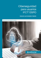 Portada de Ciberseguridad para usuarios. IFCT135PO