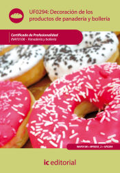 Portada de Decoración de los productos de panadería y bollería. inaf0108 - panadería y bollería