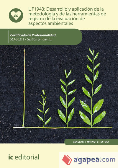 Desarrollo y aplicación de la metodología y de las herramientas de registro de la evaluación de aspectos ambientales. SEAG0211 - Gestión ambiental