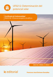 Portada de Determinación del potencial solar. ENAC0108 - Eficiencia energética de edificios