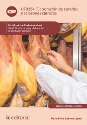 Portada de Elaboración de curados y salazones cárnicos. INAI0108 - Carnicería y elaboración de productos cárnicos