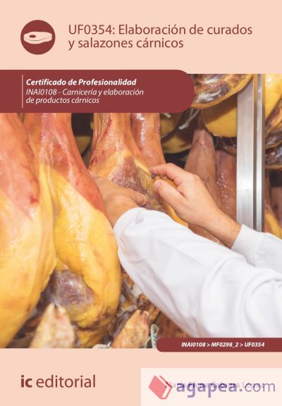 Elaboración de curados y salazones cárnicos. INAI0108 - Carnicería y elaboración de productos cárnicos