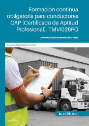 Portada de Formación continua obligatoria para conductores CAP (Certificado de Aptitud Profesional). TMVI026PO