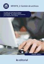 Portada de Gestión de archivos. ADGG0208 (Ebook)