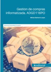 Portada de Gesti&oacute;n de compras informatizada. ADGD116PO