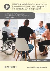 Portada de Habilidades de comunicación y promoción de conductas adaptadas de la persona con discapacidad. SSCG0109 - Inserción laboral de personas con discapacidad