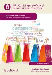 Portada de Ingl&eacute;s profesional para actividades comerciales. COMT0411 - Gesti&oacute;n comercial de ventas