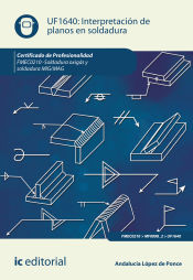 Portada de Interpretación de planos en soldadura. FMEC0210 - Soldadura oxigás y soldadura mig/mag