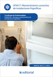 Portada de Mantenimiento correctivo de instalaciones frigoríficas. imar0108 - montaje y mantenimiento de instalaciones frigoríficas