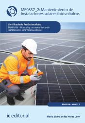 Portada de Mantenimiento de instalaciones solares fotovoltaicas. ENAE0108 - Montaje y Mantenimiento de Instalaciones Solares Fotovoltaicas