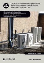 Portada de Mantenimiento preventivo de instalaciones de climatización y ventilación-extracción. IMAR0208 (Ebook)