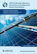 Portada de Montaje eléctrico y electrónico de instalaciones solares fotovoltáicas. ENAE0108 (Ebook)