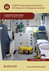 Portada de Organización del entorno de trabajo en transporte sanitario. SANT0208 - Transporte sanitario