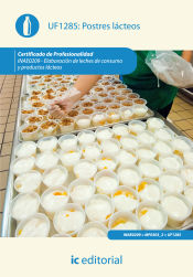 Portada de Postres lácteos. inae0209. elaboración de leches de consumo y productos lácteos